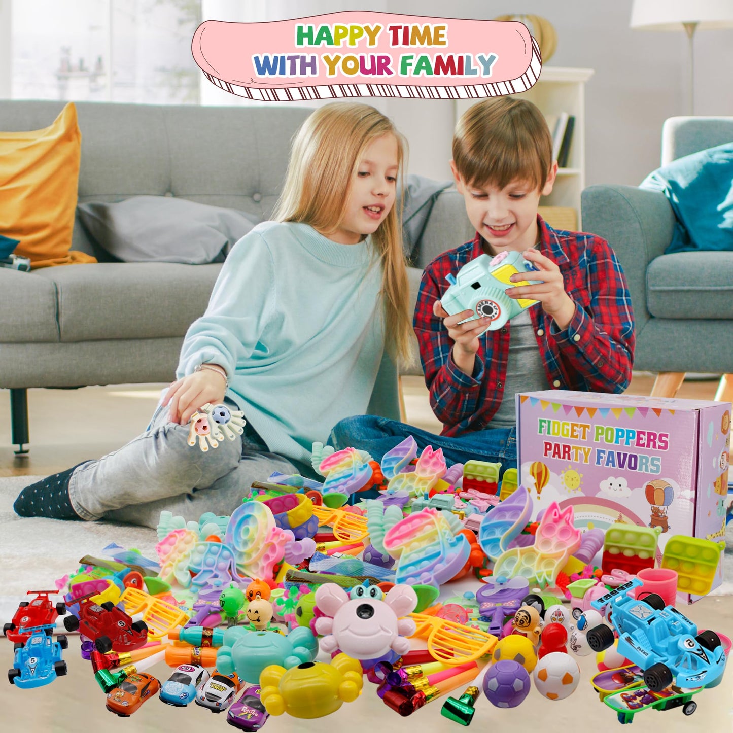 1000+ PCS Party Favors for Kids, Fidget Toys Pack, Birthday Gift,Christmas Stocking Stuffers,Christmas Gift,Treasure Box, Goodie Bag Stuffers, Carnival Prizes,Pinata Filler Sensory Toy for Classroom