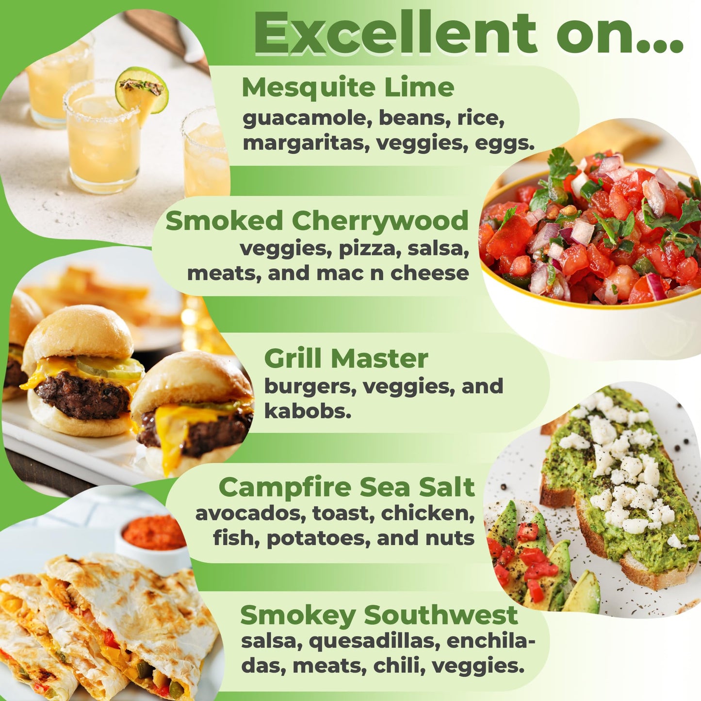 FreshJax Smoked Seasoning Gift Set | 5 Sampler Sized Organic Smoked Spices | Grilling Christmas Gifts for Men, Dads, Father | BBQ Grill Spices and Rubs Gift Set Packed in a Giftable Box