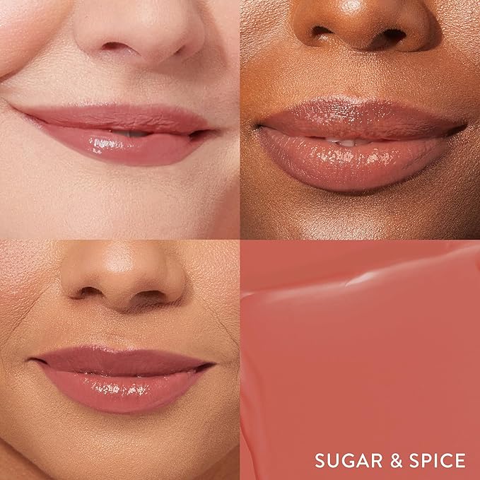 LAURA GELLER NEW YORK Jelly Balm Moisturizing Tinted Lip Color - Sugar & Spice - Hydrating Vitamin E - Semi-Shine Finish