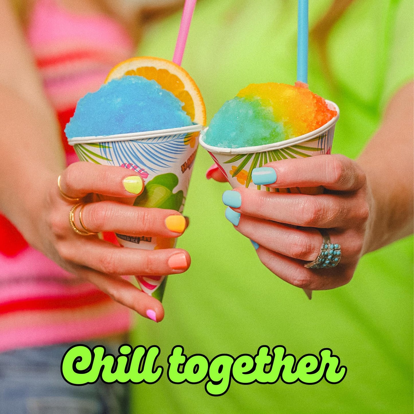 Hawaiian Shaved Ice S700 Snow Cone Machine Kit with 6 - 16oz. Syrups: Cherry, Grape, Blue Raspberry, Tiger’s Blood, Lemon-Lime, Pina Colada, 25 Snow Cone Cups, 25 Spoon Straws, and 6 Pouring Spouts