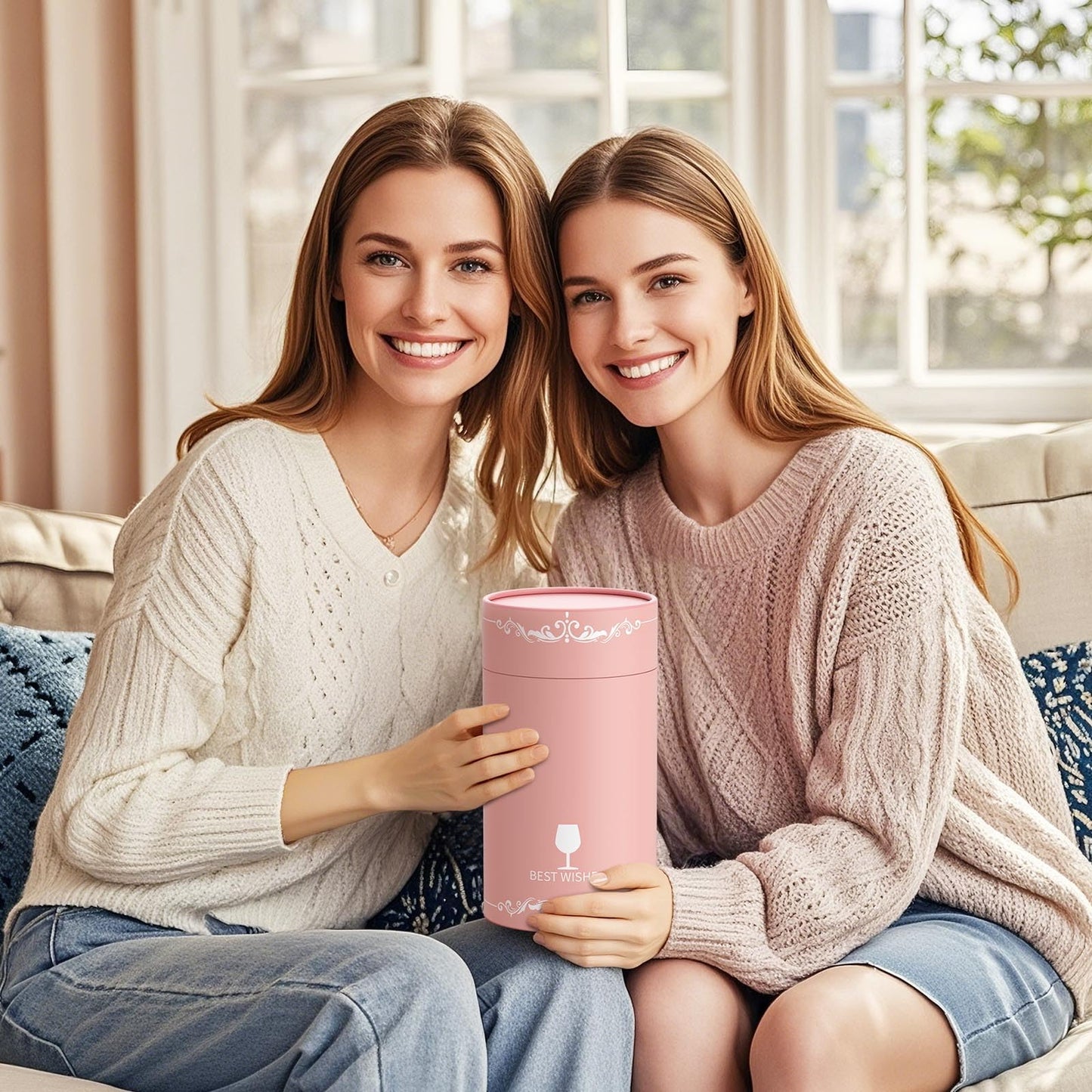 Personalized Gifts for Women, Monogrammed A-Z Wine Glass Customized Gift, Unique Christmas Birthday Gifts for Women Her Mom Friend Sister Wife Daughter Nurse (T)