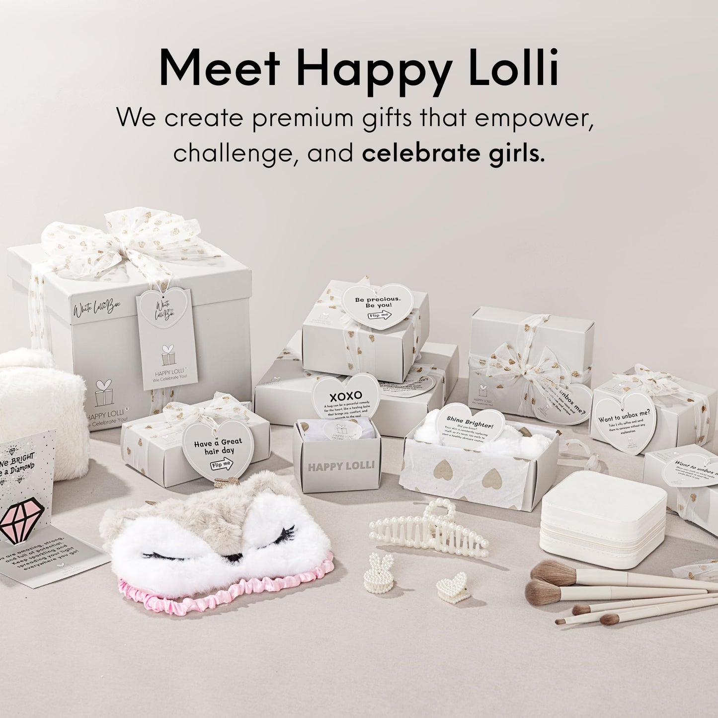 HAPPY LOLLI Birthday Gift for Tween & Teen Girls – 8 Wrapped Gifts with Empowering Tasks – Perfect for Christmas & Birthdays