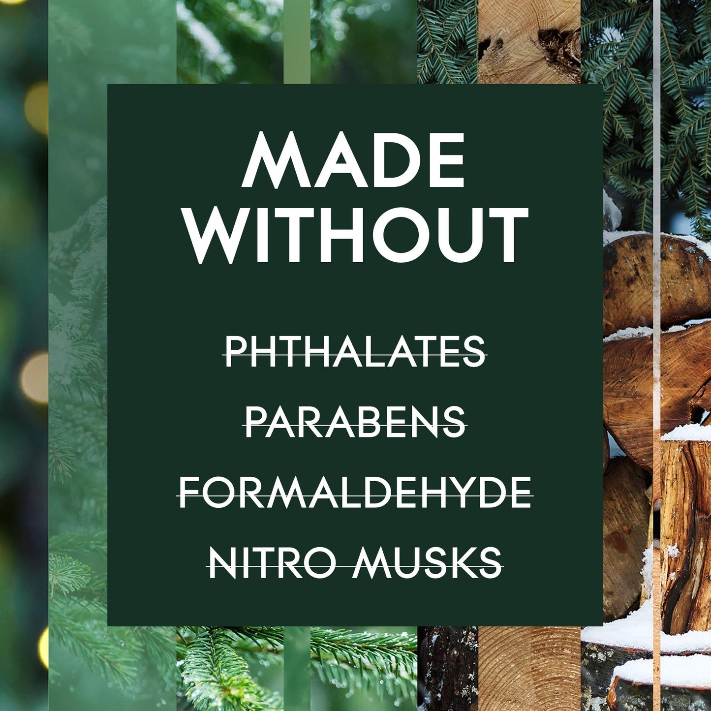 Glade Candle Twinkling Pine & Cedar, Fragrance Candle Infused with Essential Oils, Air Freshener Candle, 3-Wick Candle, 6.8 Oz, 3 Count