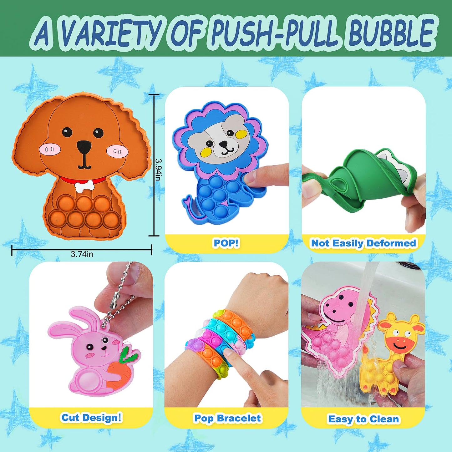 1000 Pcs Party Favors for Kids, Fidget Toys Bulk, Prizes for Kids, Fidget Stocking Stuffers Birthday Party Gifts, Carnival Treasure Classroom Prizes Box, Goodie Bag Stuffers, Birthday Party Toys