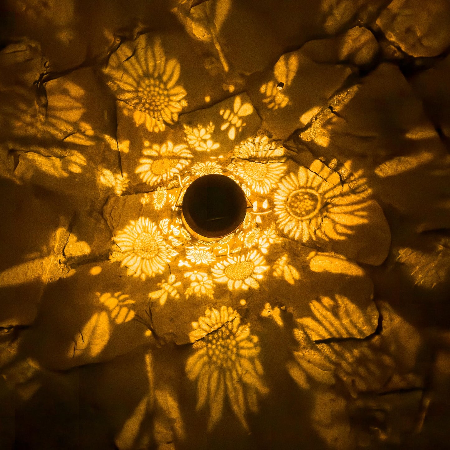 ANYTALK Birthday Gifts for Women Mom Grandma, Sunflower Solar Lanterns Outdoor Waterproof, Hanging Solar Lights for Yard, Patio, Porch, Garden Decor